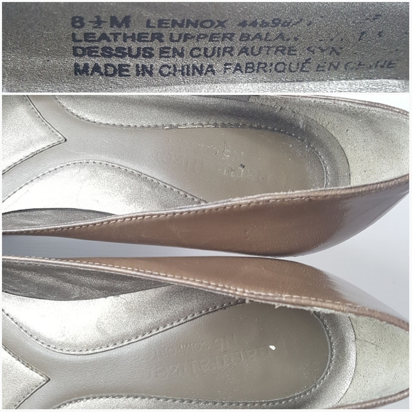 Naturalizer Taupe High Heel Neutral Shoe Beige 8.5 - Picture 7 of 10